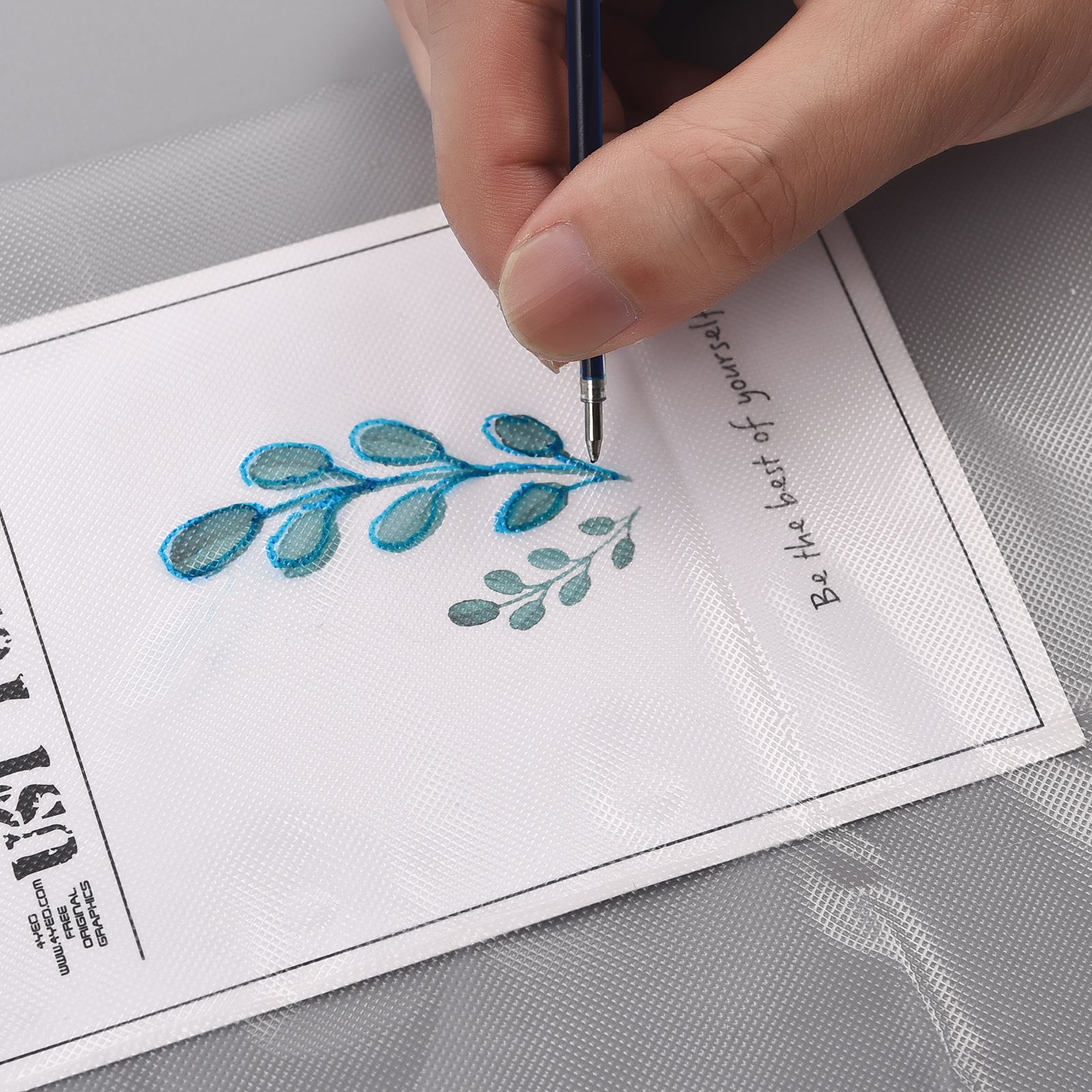 Embroidery Stabilizer Backing - 4pcs Water Soluble Embroidery Stabilizer Cross