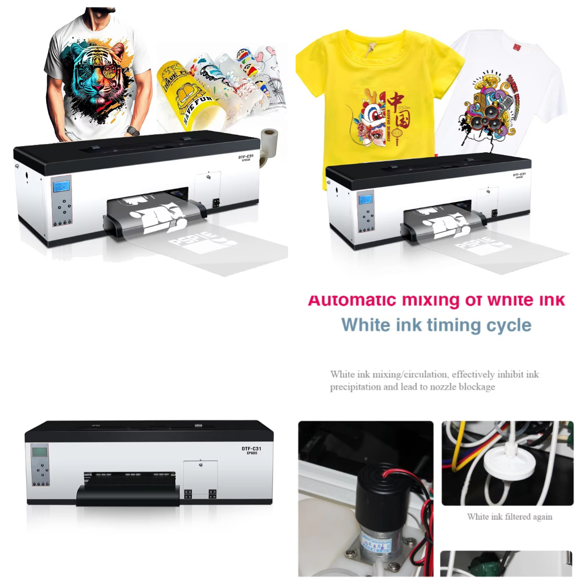 Dtf Film Roll A3 - WJW PET Film Transfer XP600 30cm/A3