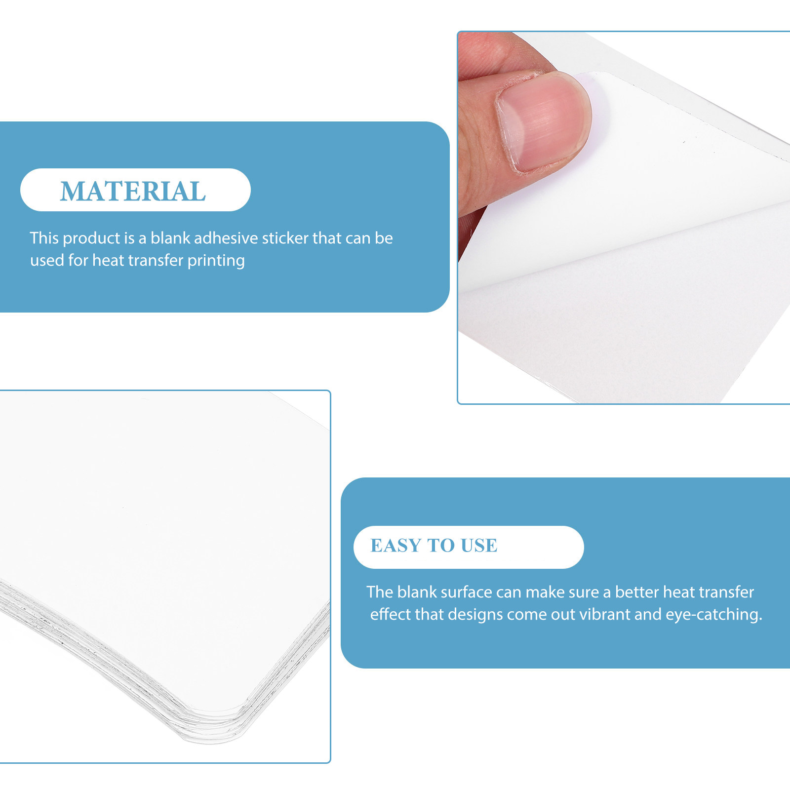 50Pcs Blank Heat Transfer Stic - Sublimation Mug Blank avaliação e preço