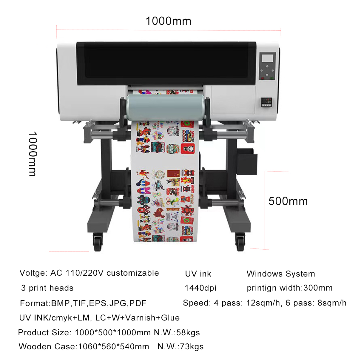 A3 UV DTF Printer Film Transfe - Dtf Film Roll A3 avaliação e preço