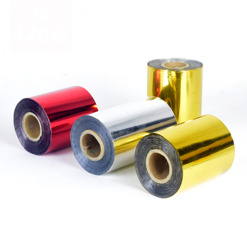 6CM 120meter/Rolls Gold Silver - Foil Transfer Machine avaliação e preço