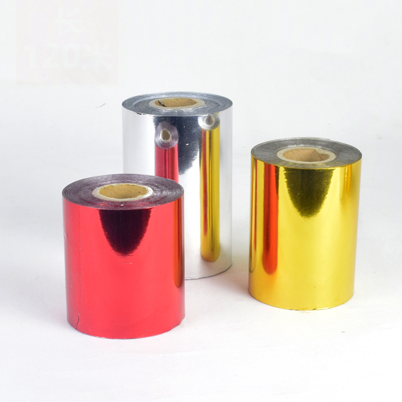 6CM 120meter/Rolls Gold Silver - Foil Transfer Machine avaliação e preço