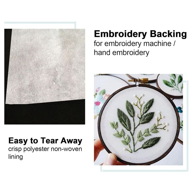 ABKJ-Tear Away Stabilizer For  - Embroidery Stabilizer Backing avaliação e preço