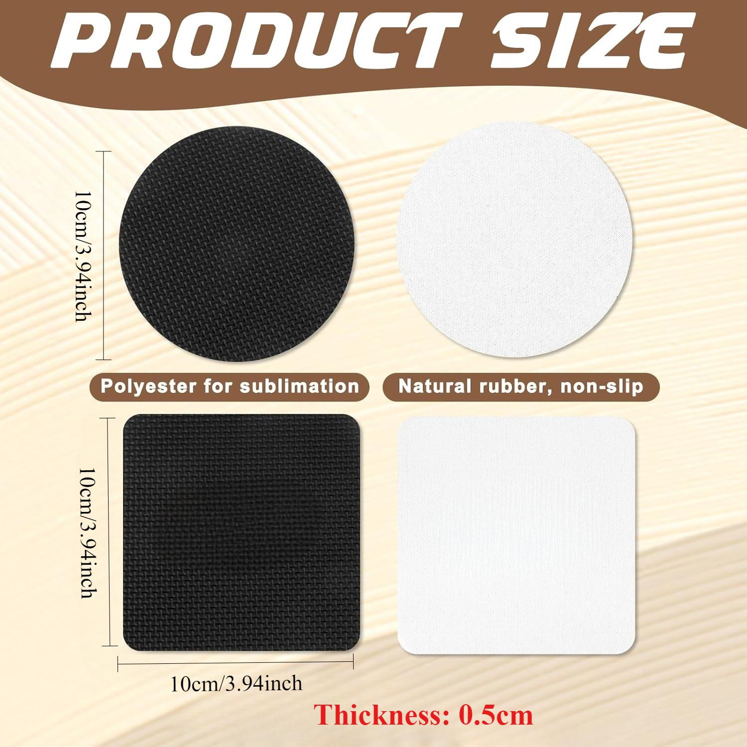 10 Pcs Sublimation Coasters Bl - Sublimation Mug Blank avaliação e preço