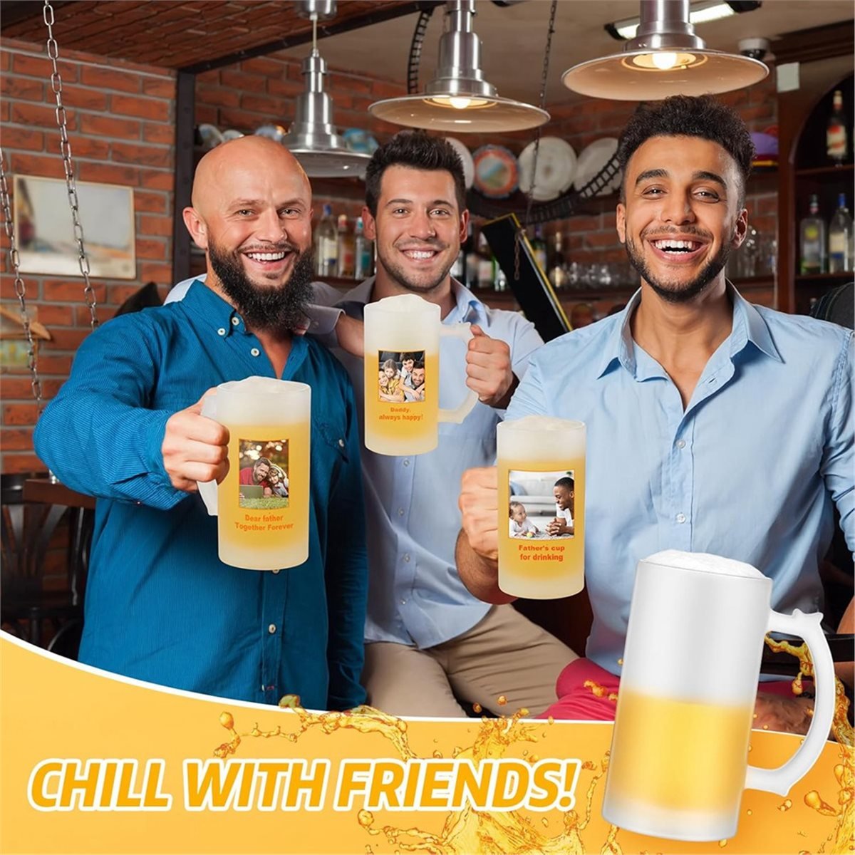 2 Pcs Sublimation Blank Beer M - Sublimation Mug Blank avaliação e preço