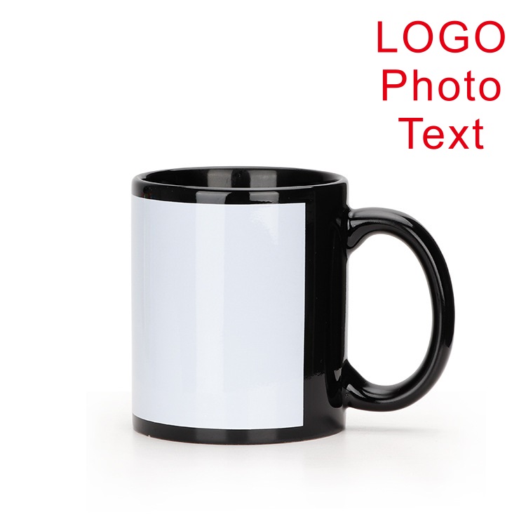 Black Cup DIY LOGO Ceramic 350 - Sublimation Mug Blank avaliação e preço