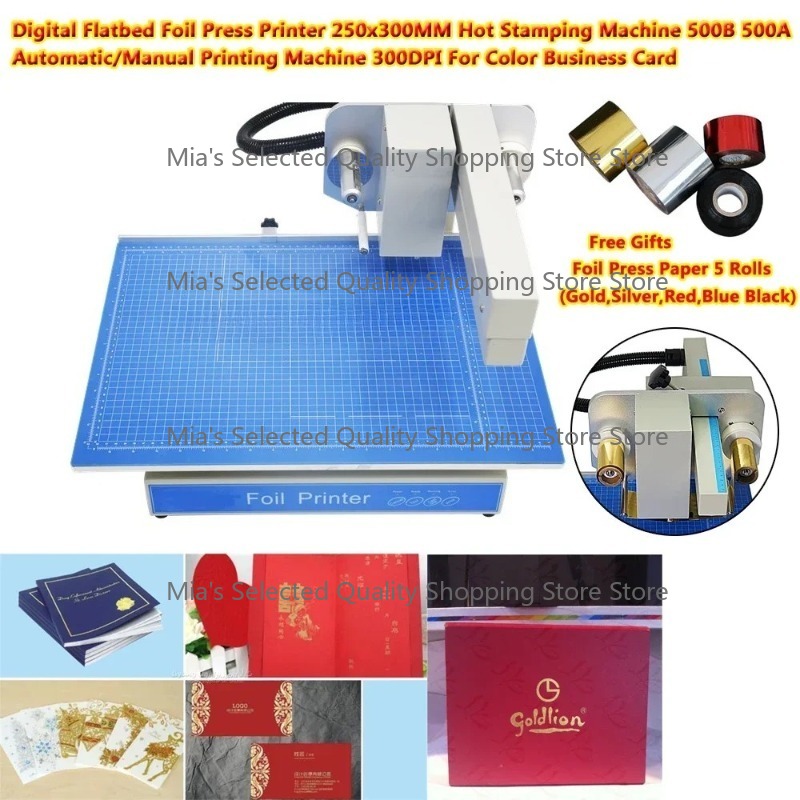 500B 500A Automatic/Manual Hea - Foil Transfer Machine avaliação e preço