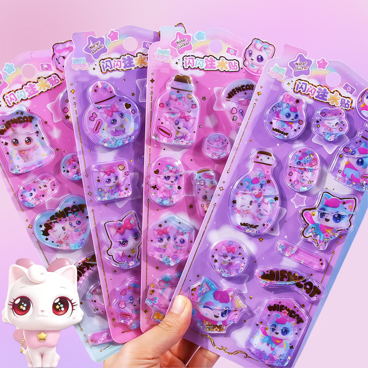 1PC Kawaii 3D Puffy Shaker Sti - Foil Transfer Machine avaliação e preço