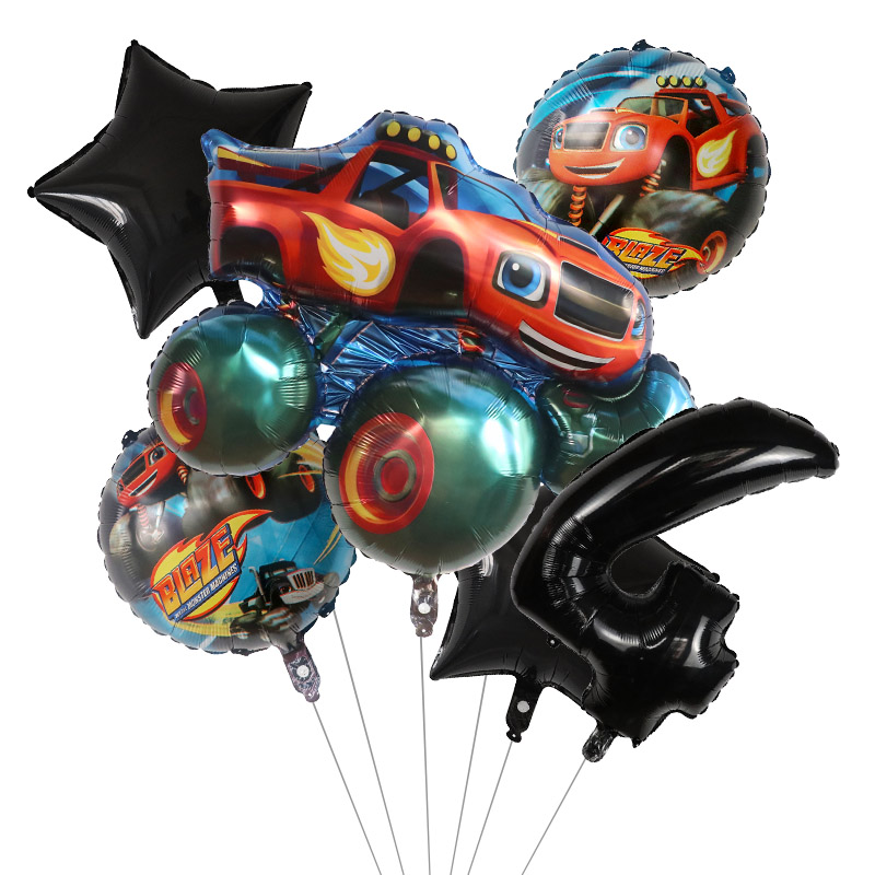 1set Blaze Monster Foil Balloo - Foil Transfer Machine avaliação e preço