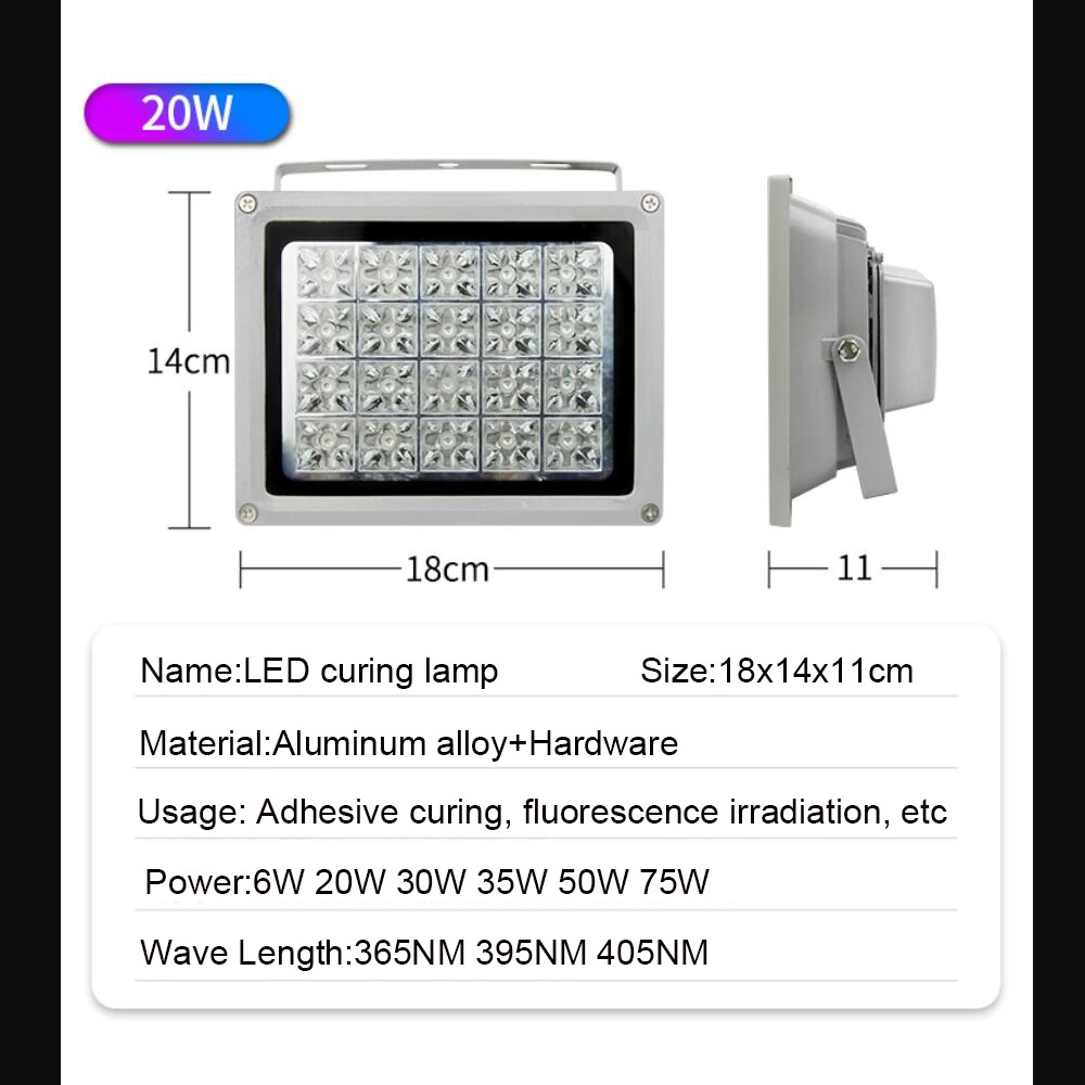 LED UV Curing Lamp 3D Resin Dr - Commercial Resin Printing avaliação e preço