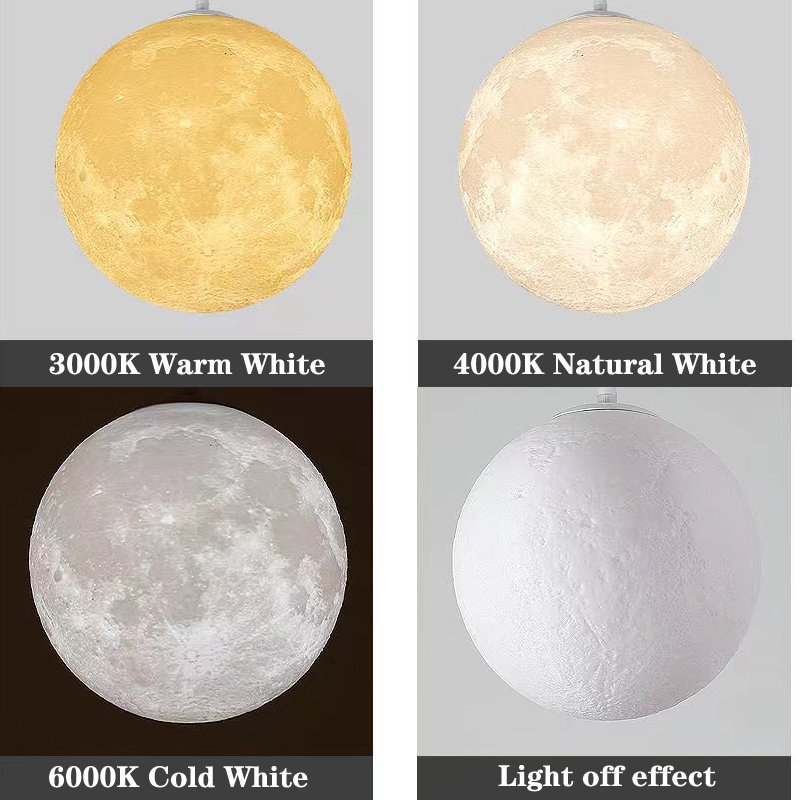 Creative 3D printed moon chand - Commercial Resin Printing avaliação e preço