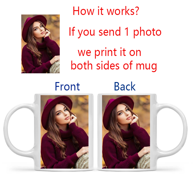 Personalized Your Photo Mug, C - Sublimation Mug Blank avaliação e preço