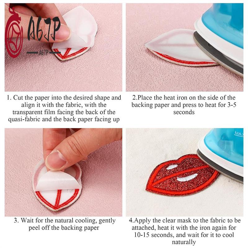 A67P-20 Pcs Double Sided Iron  - Embroidery Stabilizer Backing avaliação e preço