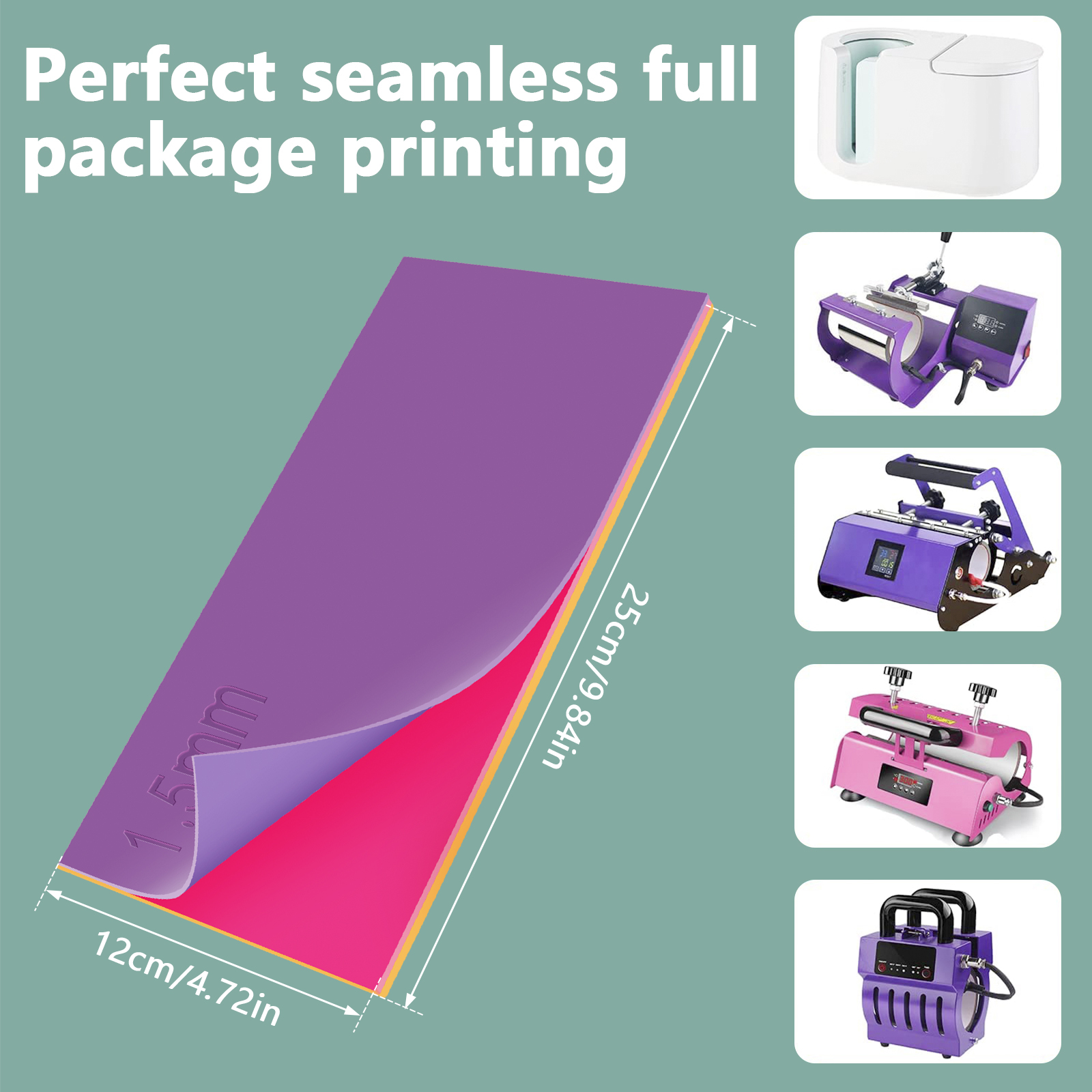3pcs Sublimation Tumblers Wrap - Sublimation Mug Blank avaliação e preço