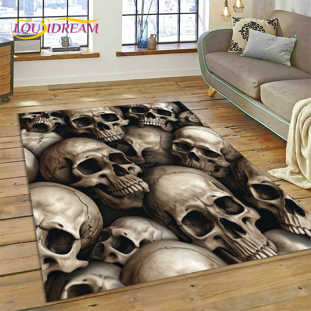 3D Horror Gothic Skull Skeleto - Commercial Printing Online avaliação e preço