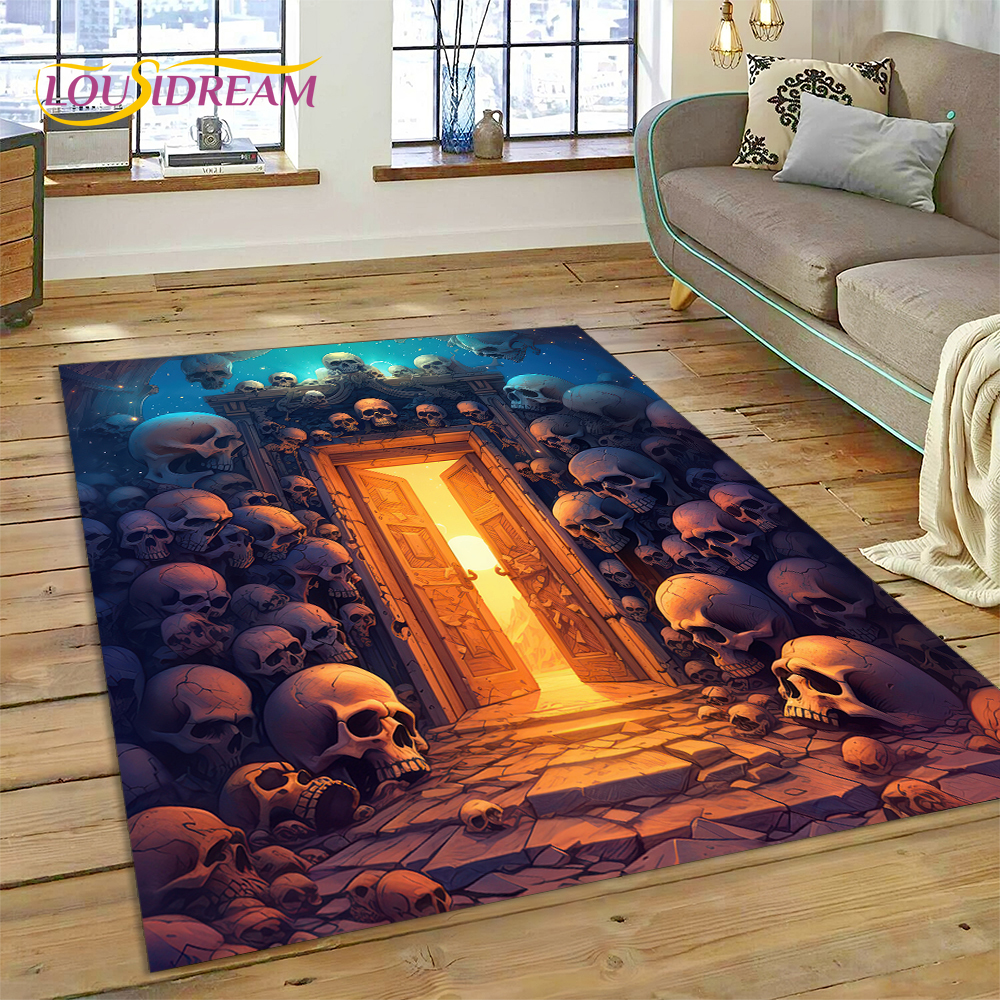 3D Horror Gothic Skull Skeleto - Commercial Printing Online avaliação e preço