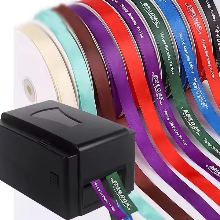 OEM Label Digital Satin Ribbon - Foil Transfer Machine avaliação e preço