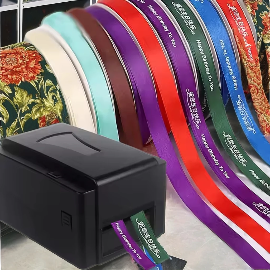 OEM Label Digital Satin Ribbon - Foil Transfer Machine avaliação e preço