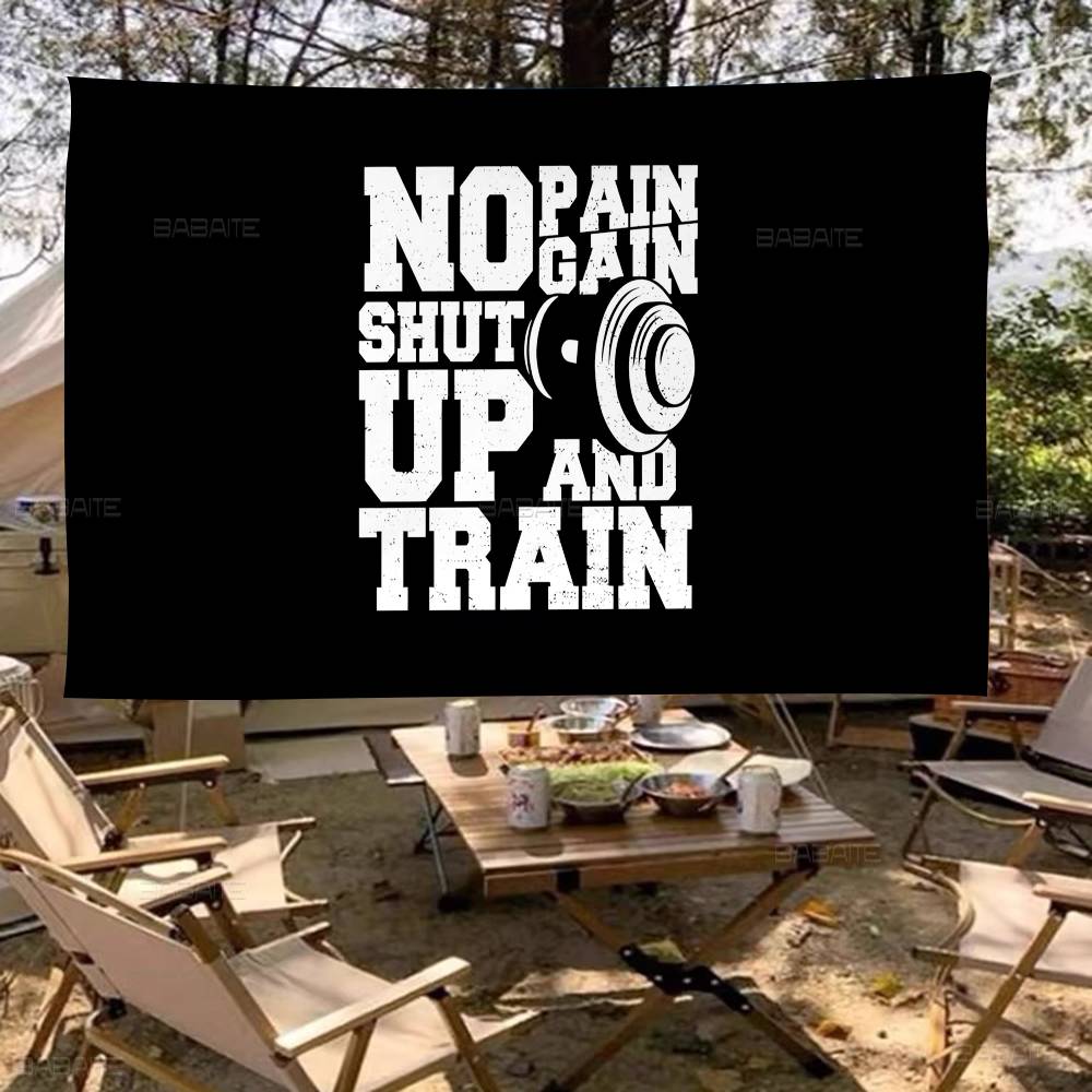No Pain No Gain GYM Advanced P - Commercial Banner Printing avaliação e preço