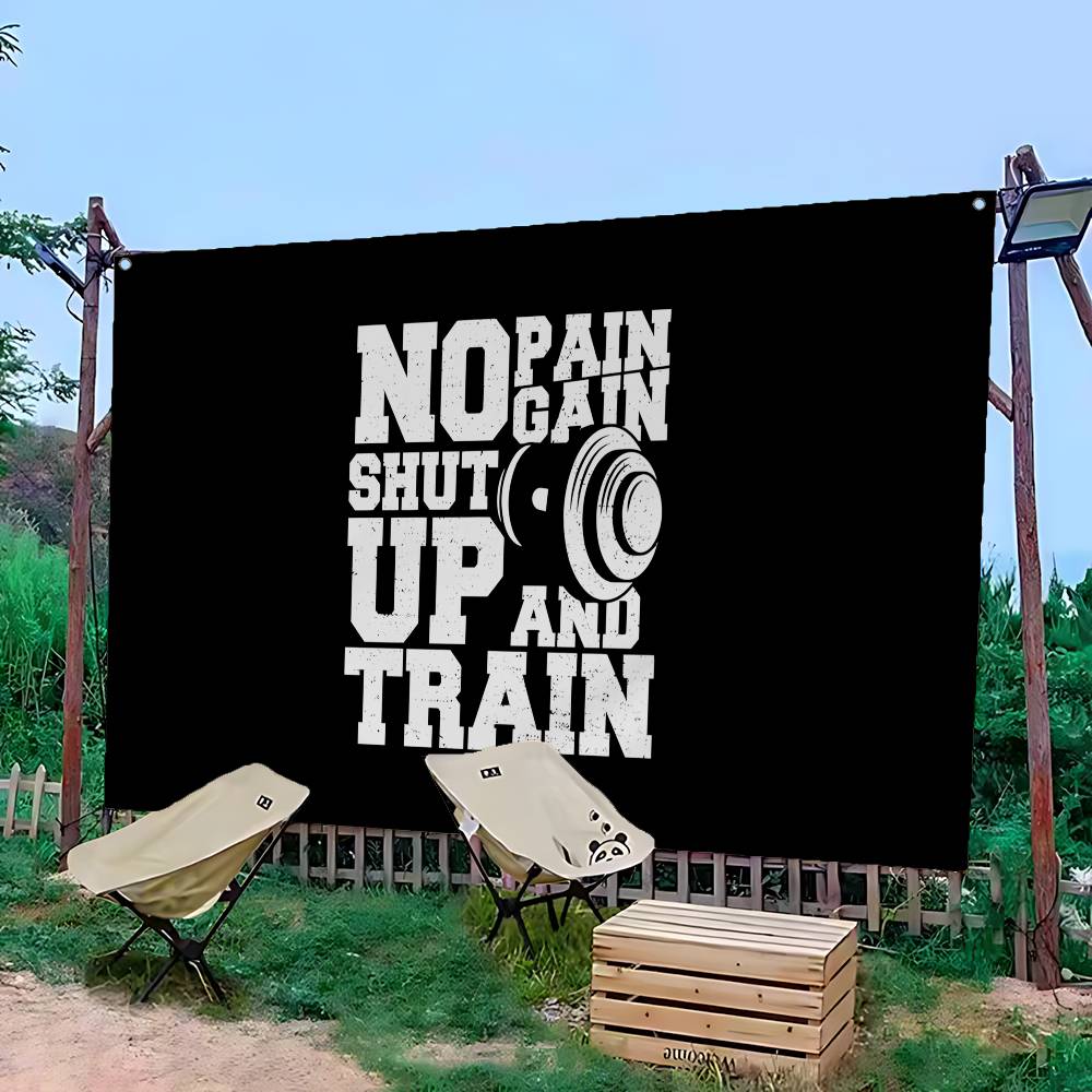 No Pain No Gain GYM Advanced P - Commercial Banner Printing avaliação e preço
