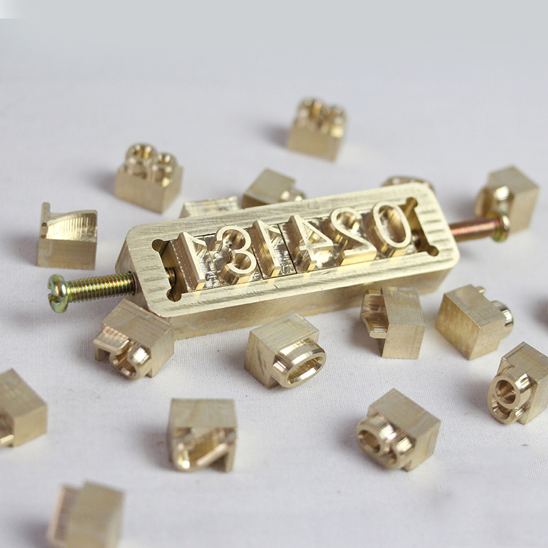 Alphabet Copper Mold Soldering - Foil Transfer Machine avaliação e preço