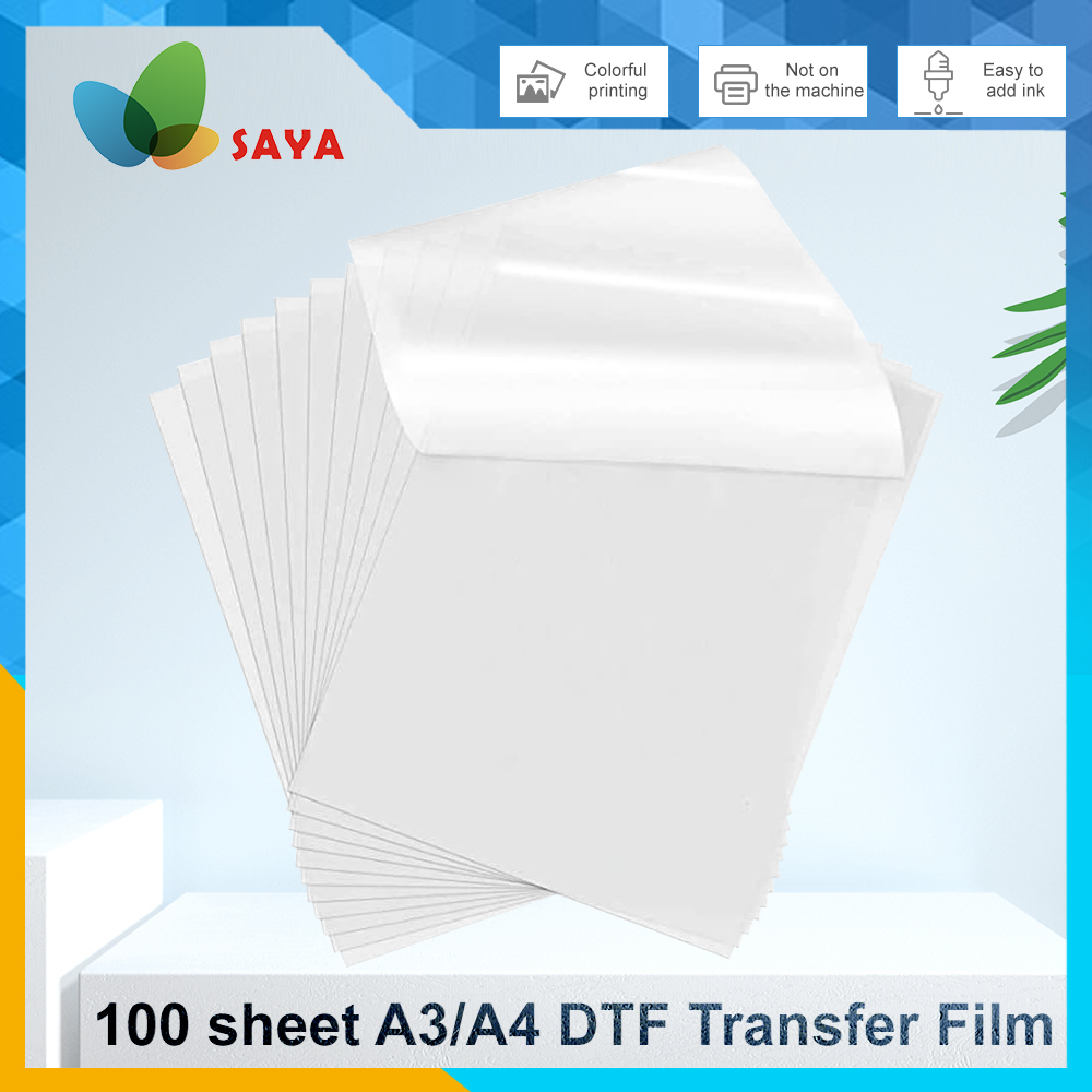 50/100 pcs DTF Film A3/A4 Doub - Dtf Film Roll A3 avaliação e preço