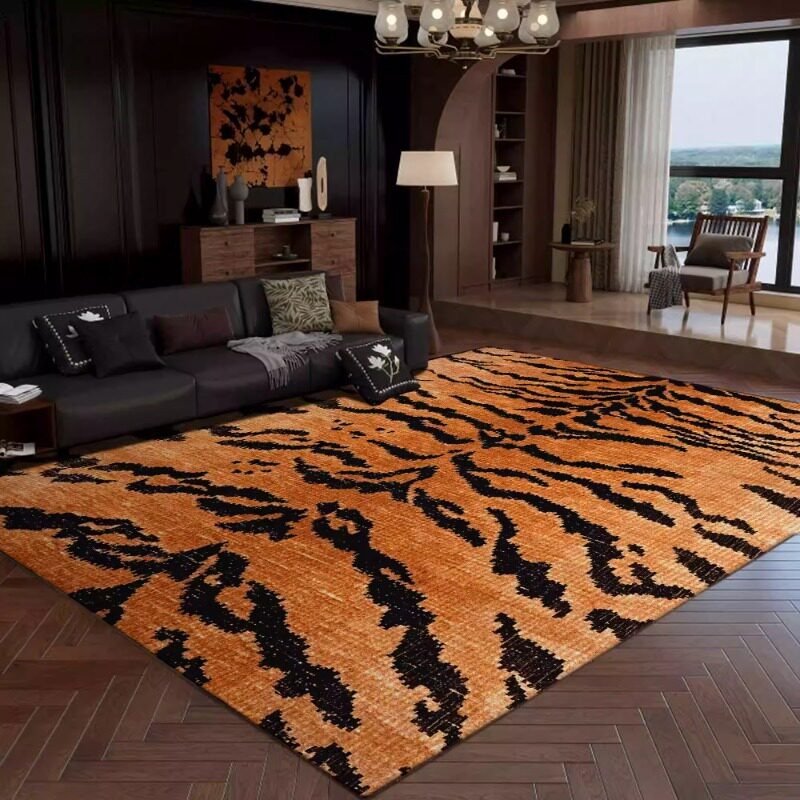 Retro Leopard Print Living Roo - Commercial Printing Online avaliação e preço