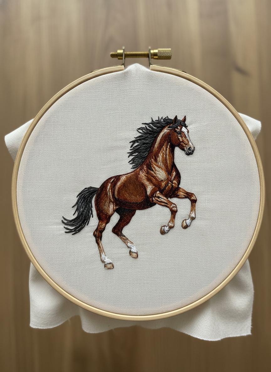 4-Sheet Horse Embroidery Stabi - Embroidery Stabilizer Backing avaliação e preço