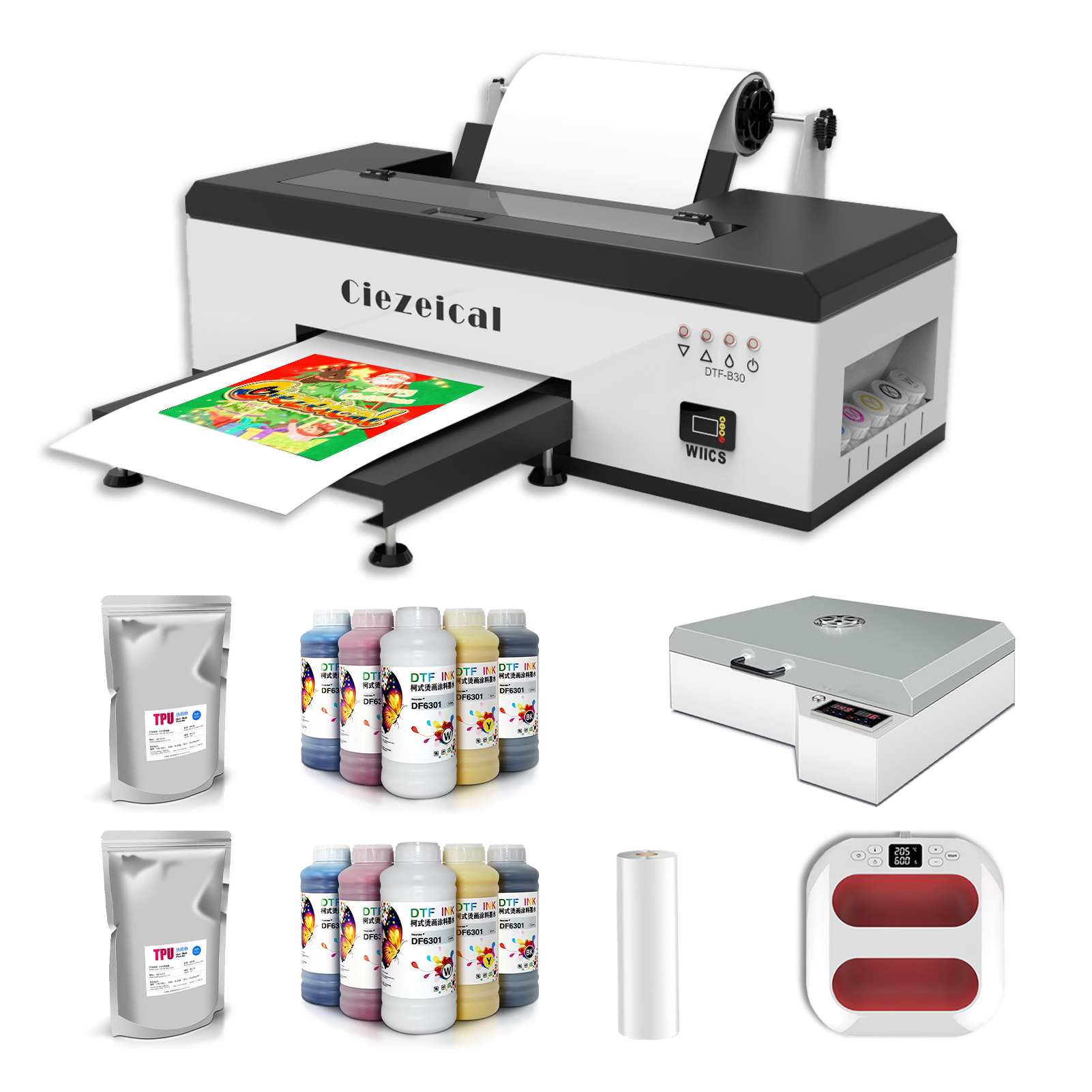 A3 1390 DTF printer set, equip - Dtf Film Roll A3 avaliação e preço
